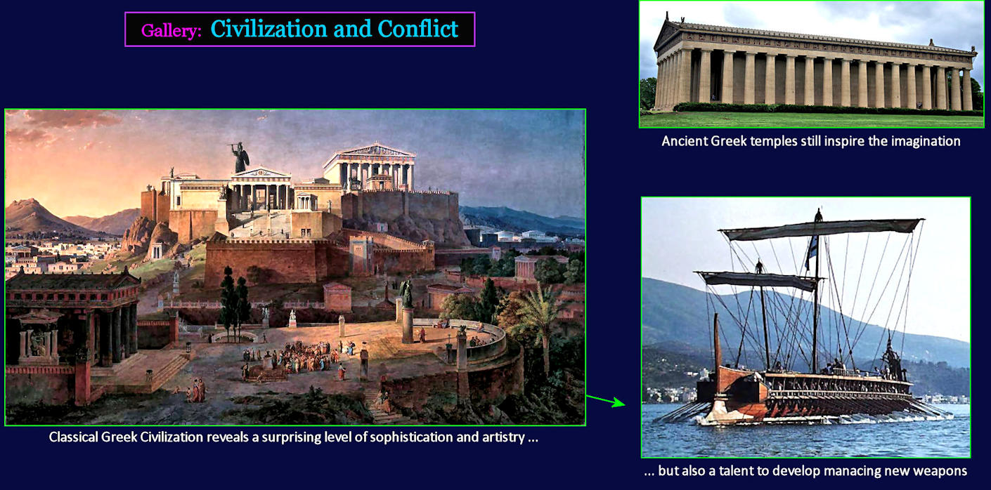 Civilization breeds conflict